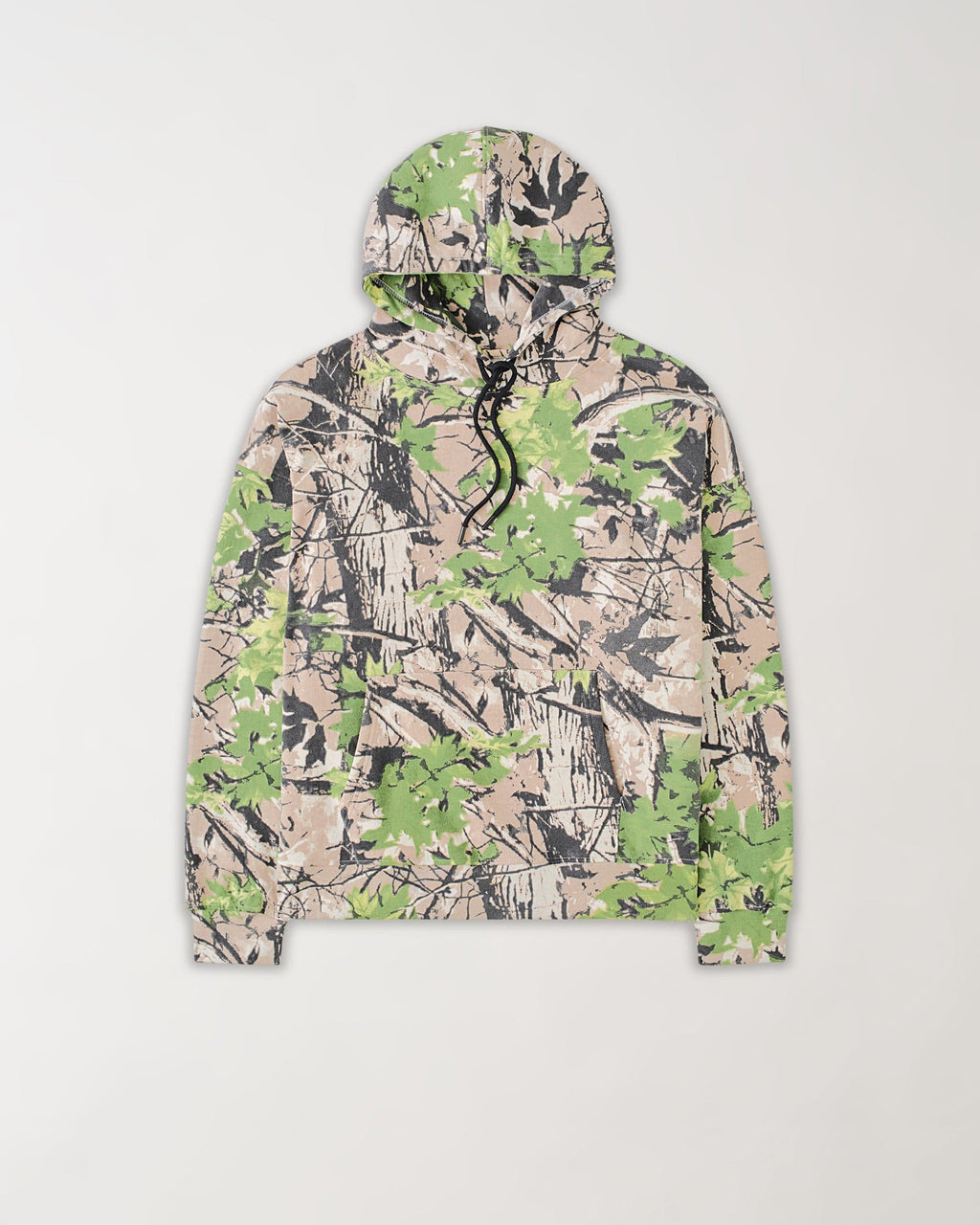 Essential Pull Over Boxy Fit Hoodie - Dark Brown Tree