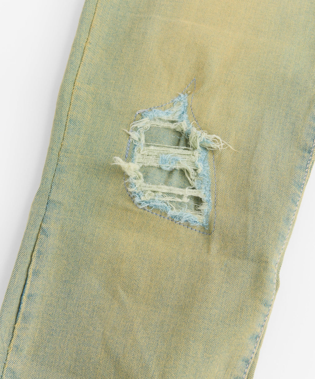 Essential Distressed Skinny Jeans - Vintage Blue