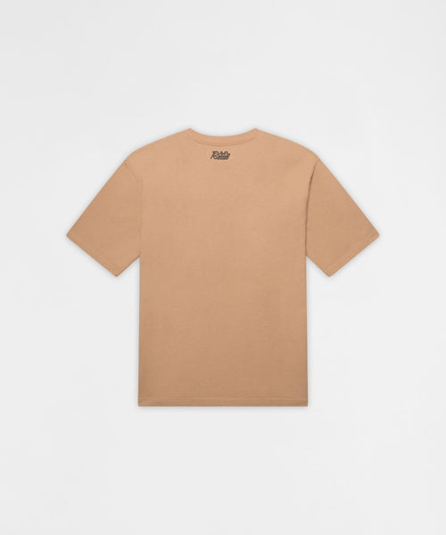 Essential French Terry Short Sleeve Tee - Tan