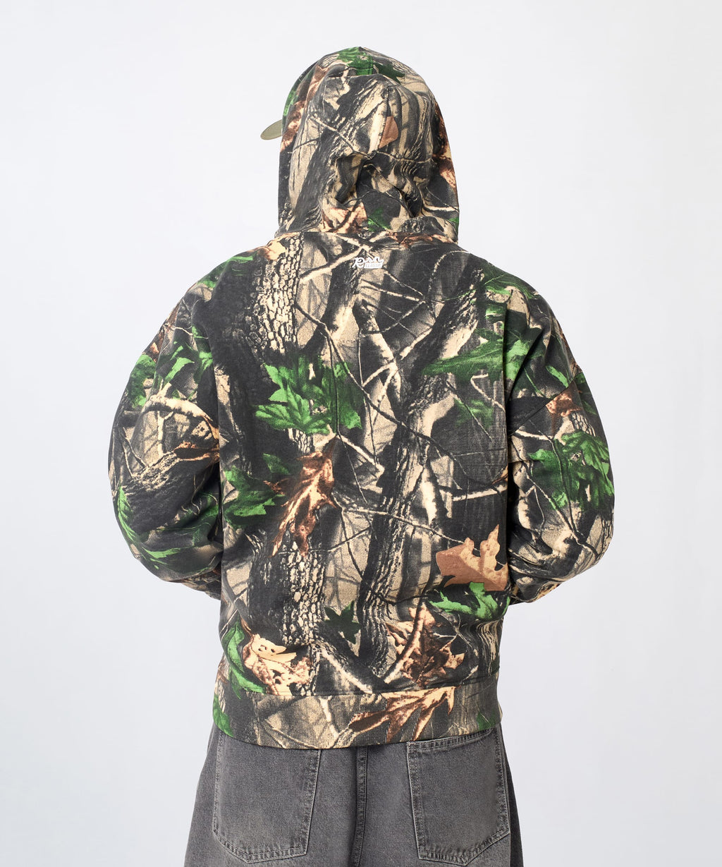 Essential Pull Over Boxy Fit Hoodie - Brown Tree